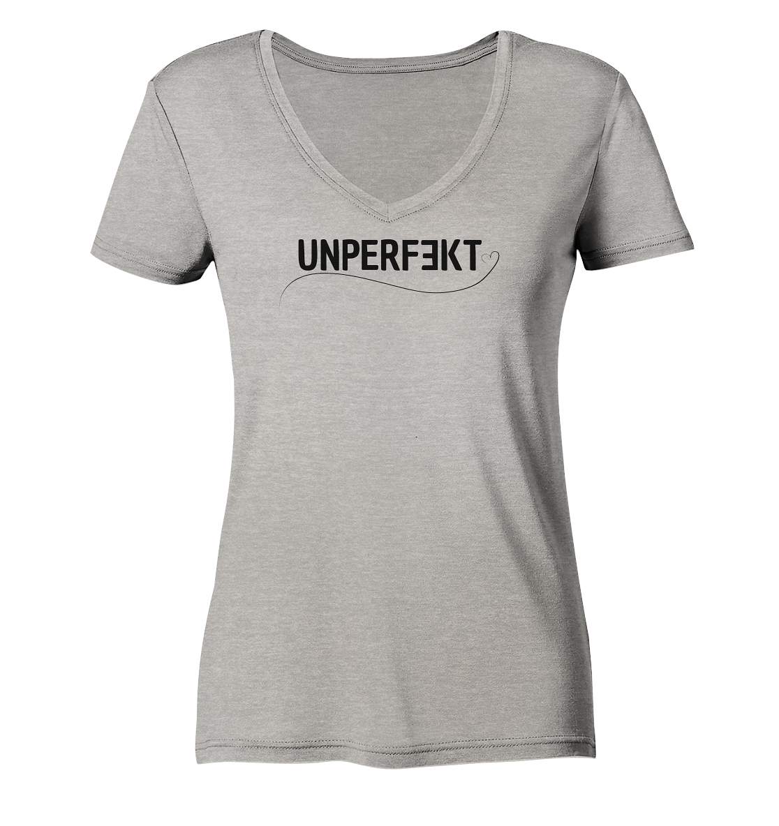 Unperfekt - Ladies Organic V-Neck Shirt
