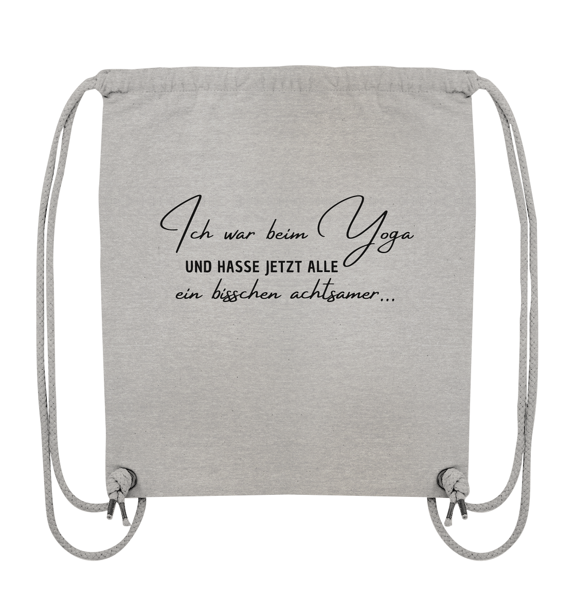 Ich war beim Yoga und hasse alle ein bisschen achtsamer - Organic Gym-Bag