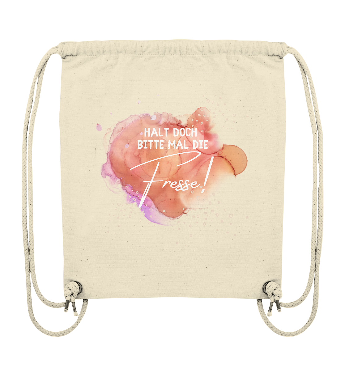 Halt doch bitte mal die Fresse! - Organic Gym-Bag