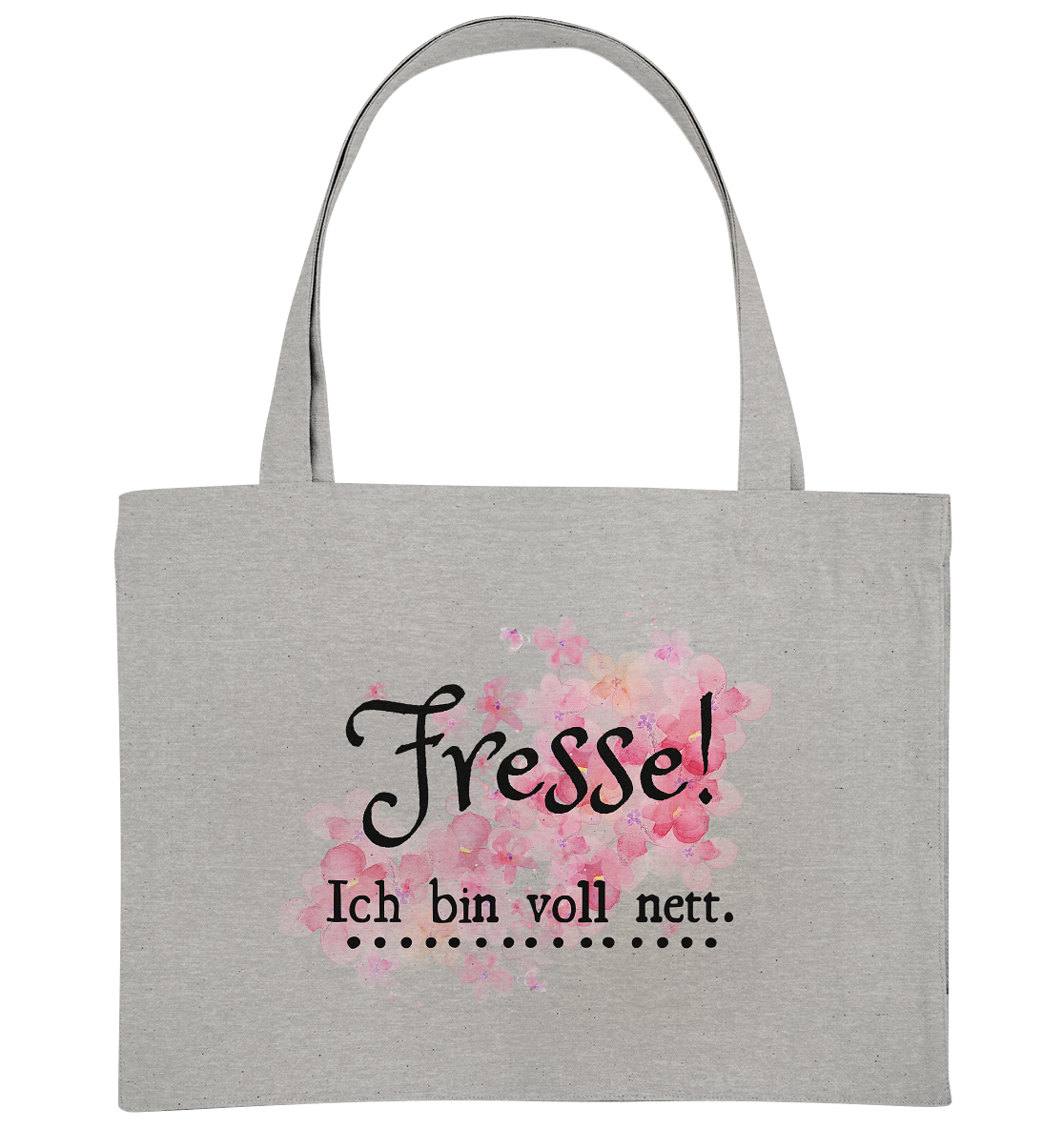 Fresse! Ich bin voll nett. - Organic Shopping-Bag