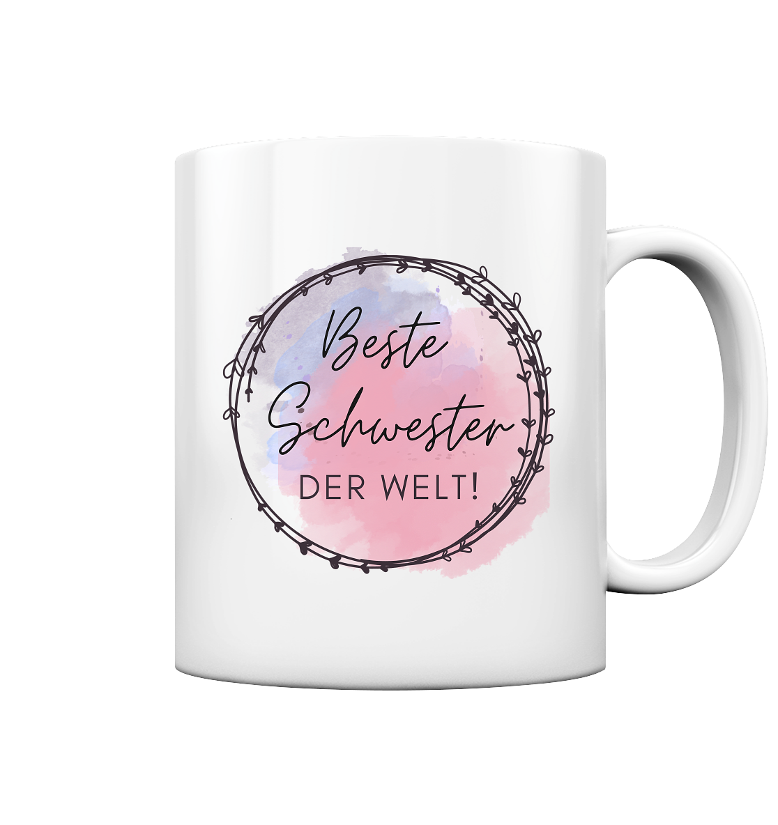 Beste Schwester der Welt - Tasse glossy