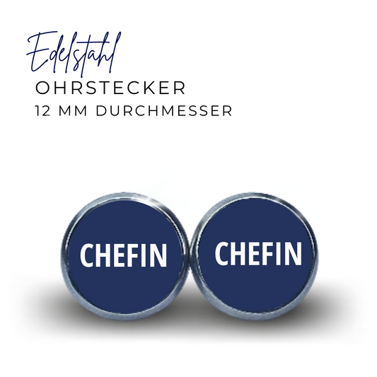 Ohrstecker Edelstahl CHEFIN