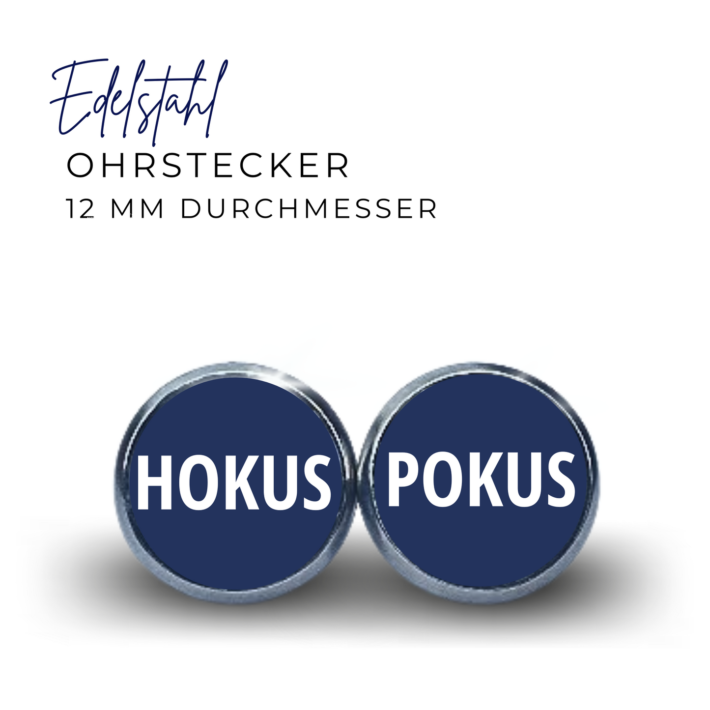 Ohrstecker Edelstahl HOKUS POKUS