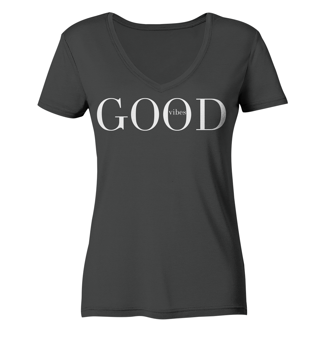 GOOD vibes - Ladies Organic V-Neck Shirt