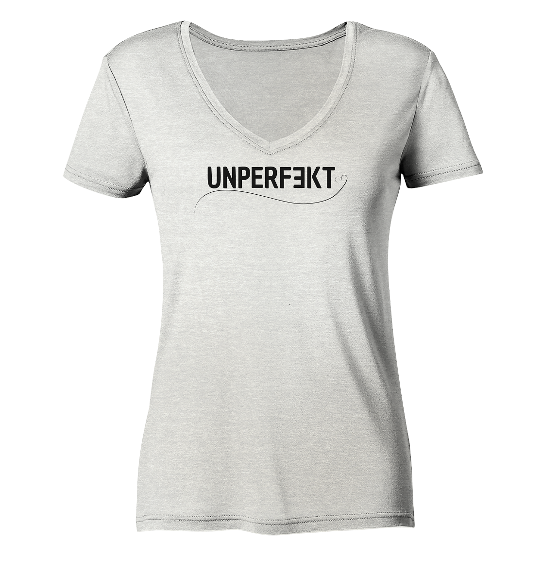 Unperfekt - Ladies Organic V-Neck Shirt