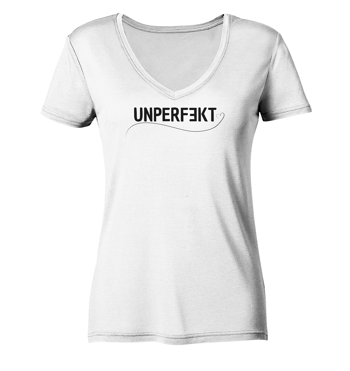 Unperfekt - Ladies Organic V-Neck Shirt