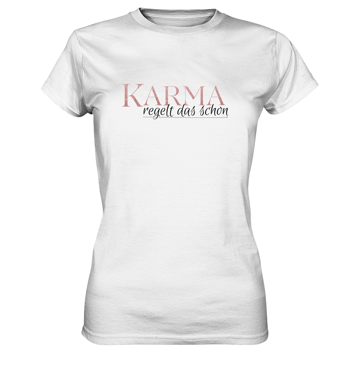 Karma regelt das schon  - Ladies Premium Shirt