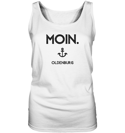 MOIN. Oldenburg - schwarze Schrift - Ladies Tank-Top