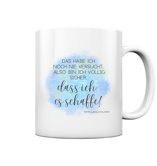 Das habe ich noch nie probiert  - Tasse glossy