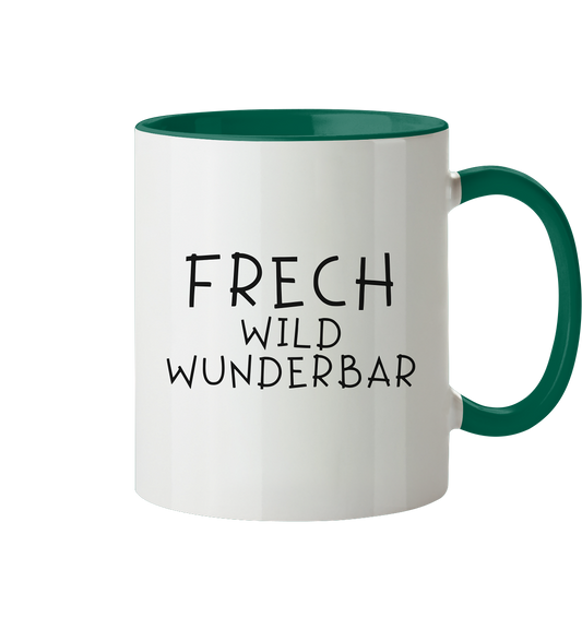 FRECH WILD WUNDERBAR - Tasse zweifarbig