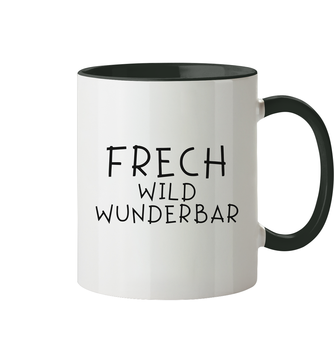 FRECH WILD WUNDERBAR - Tasse zweifarbig